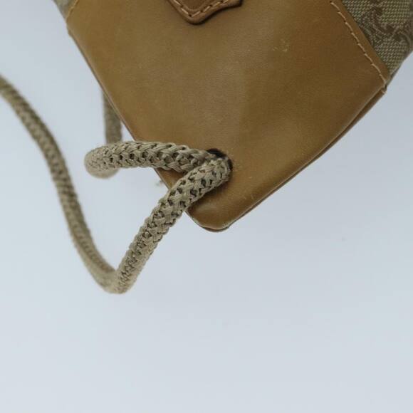 CELINE Macadam Canvas Shoulder Bag Coated Canvas Beige - Picture 11 of 16